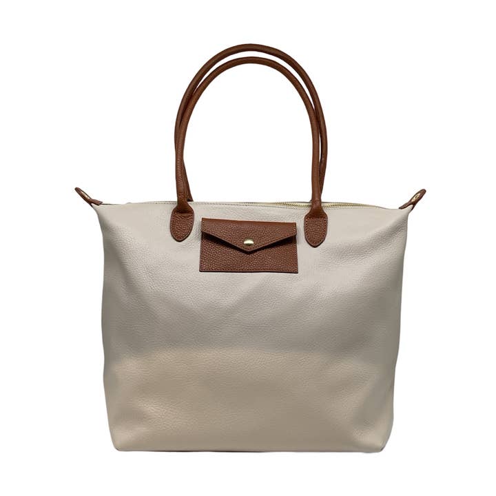 LOUISA COWHIDE LEATHER TOTE BAG for wholesale by Louisa lee
