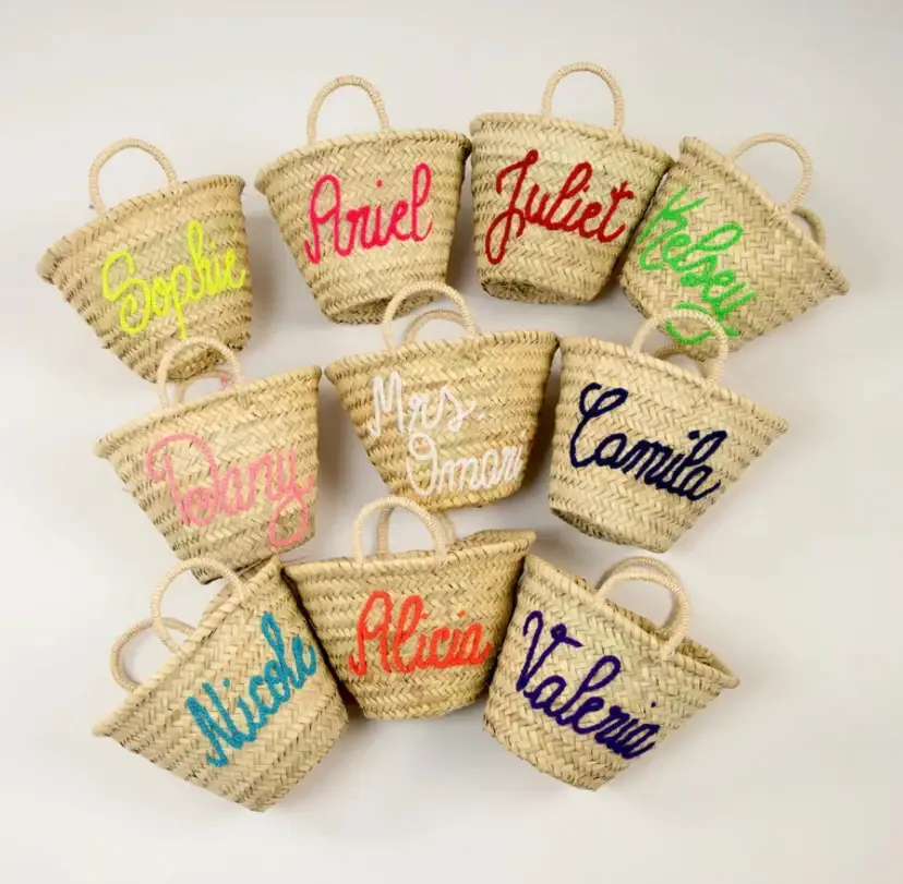 High crafty – wholesale Basket – Kids & baby – Kids Custom Straw Basket – Small Handwoven Wicker Bag 0