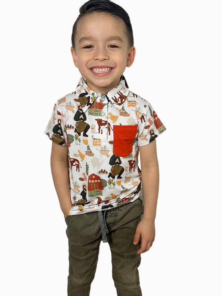 St.Isadore polo for wholesale by Caelesti Co.