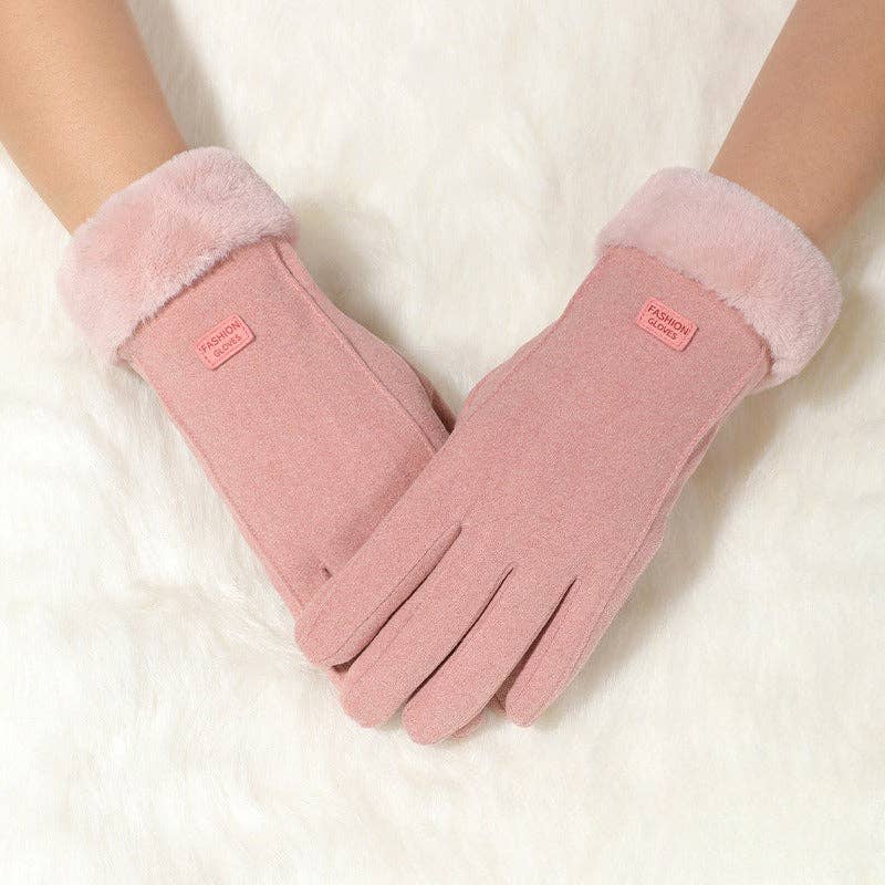 VividLux – Engroshandel Handsker - Dame – Vinterplys Hold Varmen Handsker0