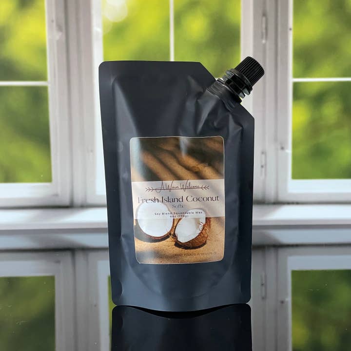 Fresh Island Coconut Softie | Squeeze Wax Melt for wholesale by A Warm Welcome