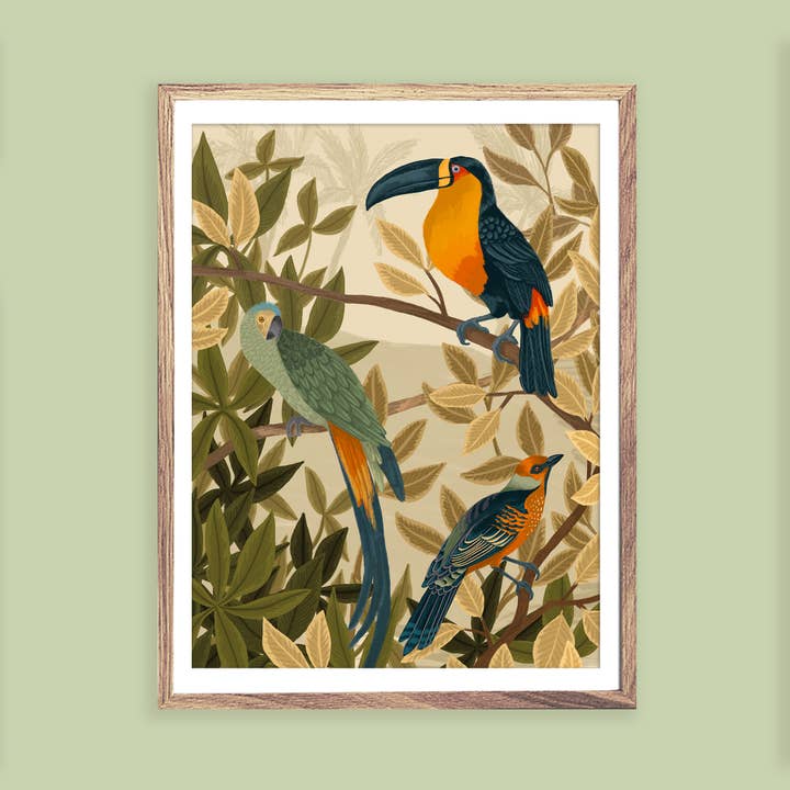 Póster - Birds of Paradise para venta al por mayor de Goed Blauw