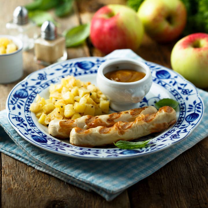 MeatCrafters Inc. - Wholesale Sausage - Chicken Apple Sausage Links: Sweet & Breakfast-Ready1