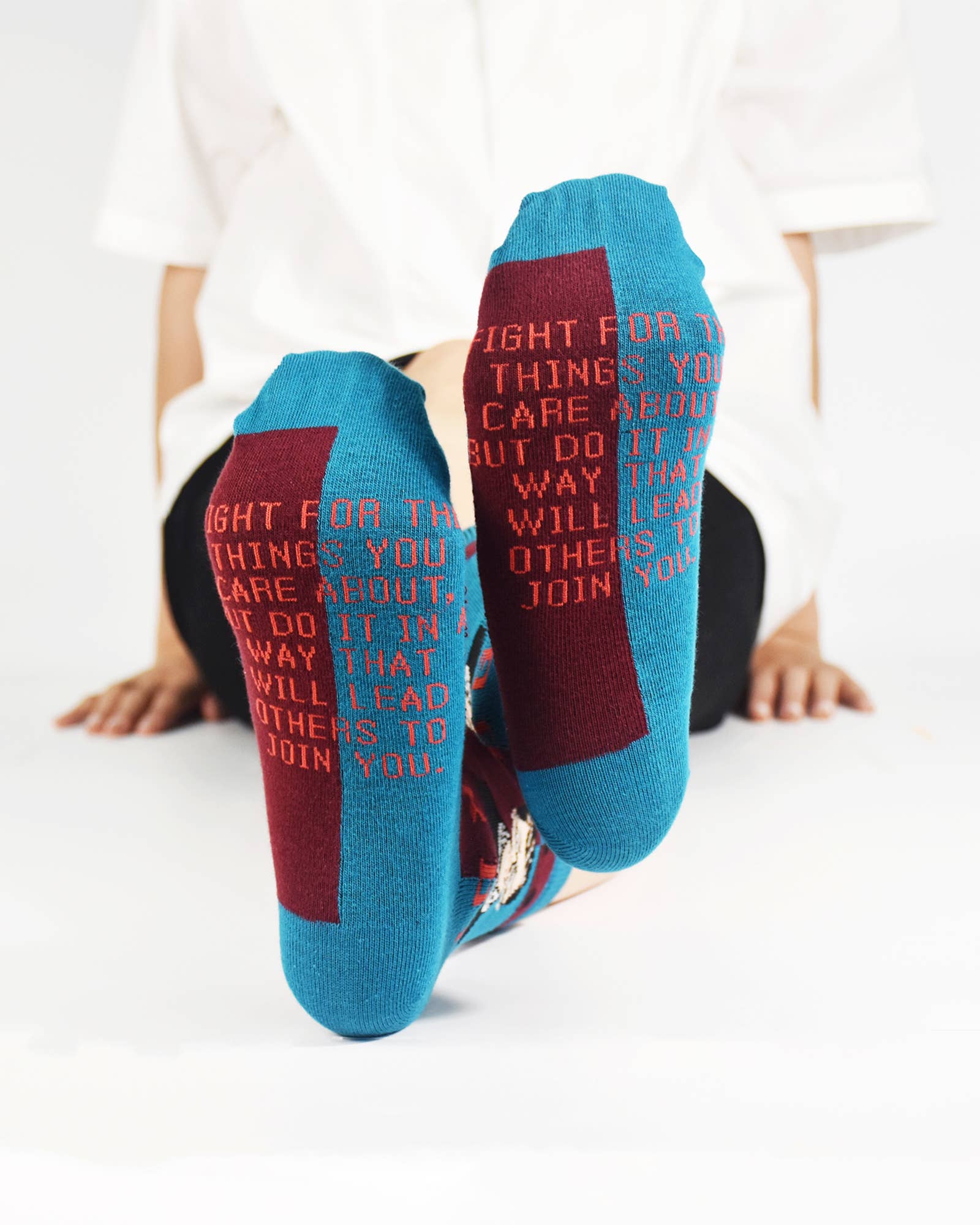 Maggie Stern Stitches - Wholesale Socks - Women's - RBG Dots Ankle Socks Medium3