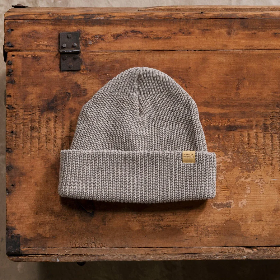 Bradley Mountain - Wholesale Beanie - Unisex - Wool Watch Cap - Stone2