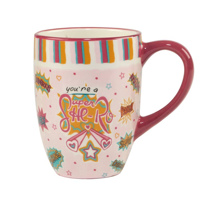 Certified International - Venta al por mayor Taza - Juego de 4 tazas Lolita Lady Boss de 16 oz