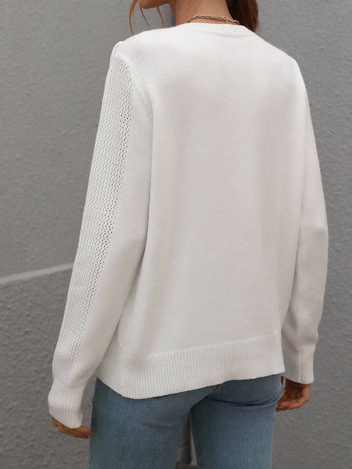 Rosa Clothing - Wholesale Knit Sweater - Women's - Fringed Pullover Sweater4