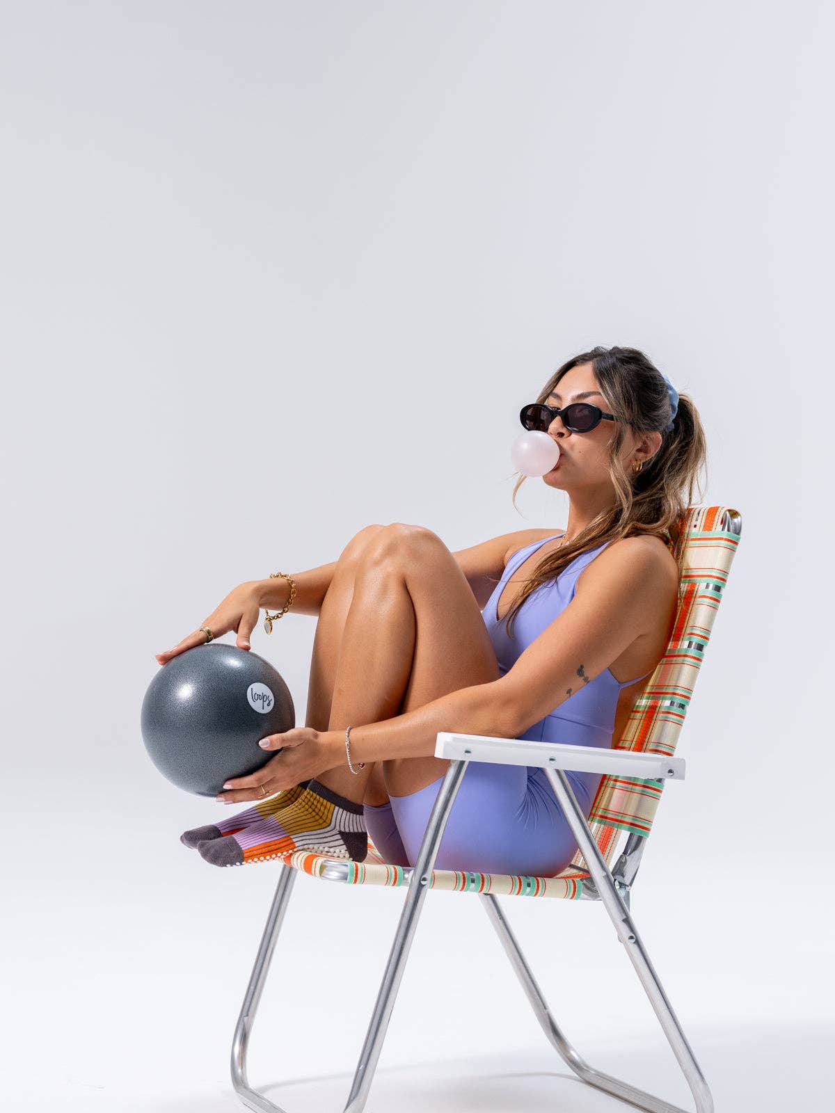 Reformer Loops - Wholesale Fitness Equipment - 9" Squishy Ball - Charcoal3