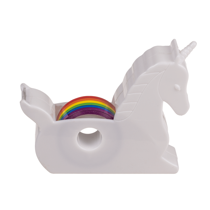 Out of the blue KG - Wholesale Tape Dispenser - Unicorn Tape Dispenser, with Rainbow tape,2