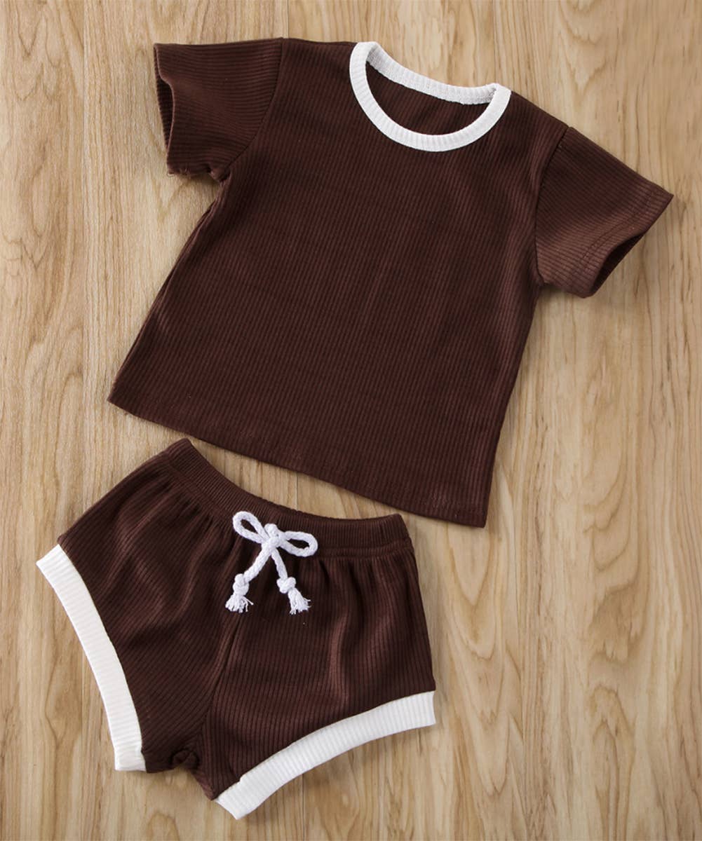 Fennco Styles – wholesale Top & shorts set – Baby – Knit Cotton Baby T-Shirt and Shorts 0