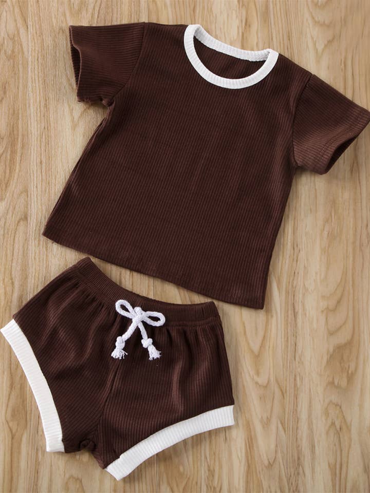 Fennco Styles – wholesale Top & shorts set – Baby – Knit Cotton Baby T-Shirt and Shorts