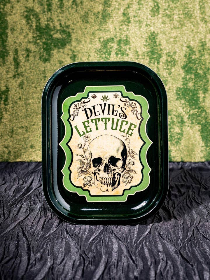 DEVIL’S LETTUCE ROLLING TRAY for wholesale by Canna Style