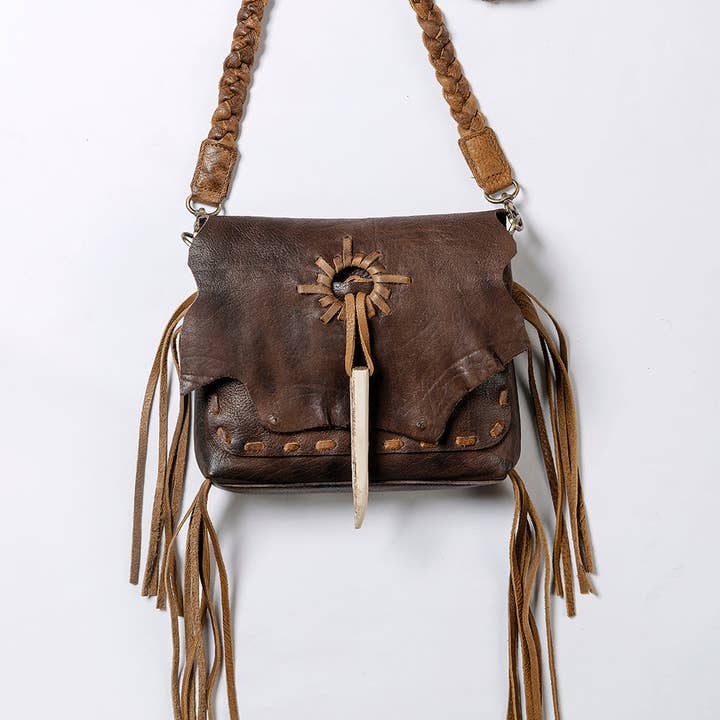 LS Western - Wholesale Crossbody Bag - Women's - ADBGM255A Crossbody Genuine Western Leather Women Bag