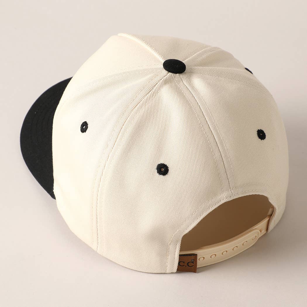 Fashion City - Wholesale Baseball Cap - Unisex - Plain Two-Tone Canvas Cotton Trucker Hat13