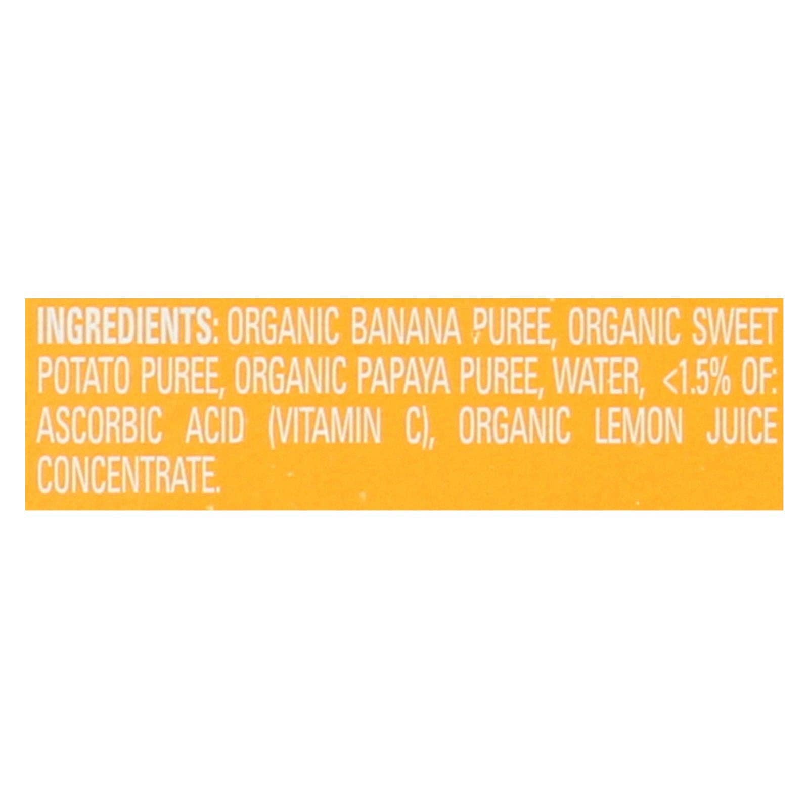 Ware Spark - Wholesale Baby Food - Happy Baby Happy Baby Clearly Crafted - Bananas Sweet Potatoes And Papayas - Case Of 16 - 4 Oz.2