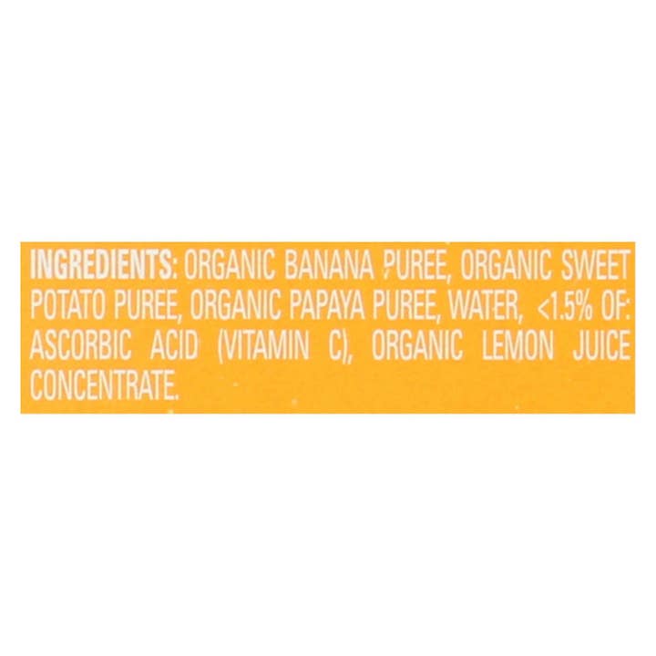 Ware Spark - Wholesale Baby Food - Happy Baby Happy Baby Clearly Crafted - Bananas Sweet Potatoes And Papayas - Case Of 16 - 4 Oz.2