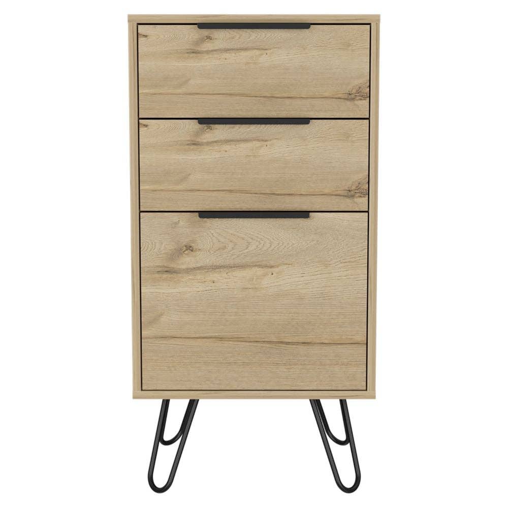 Treevol Furniture - Wholesale Bedroom Furniture - Skyoner Dresser, Hairpin Legs, Light Oak Finish2