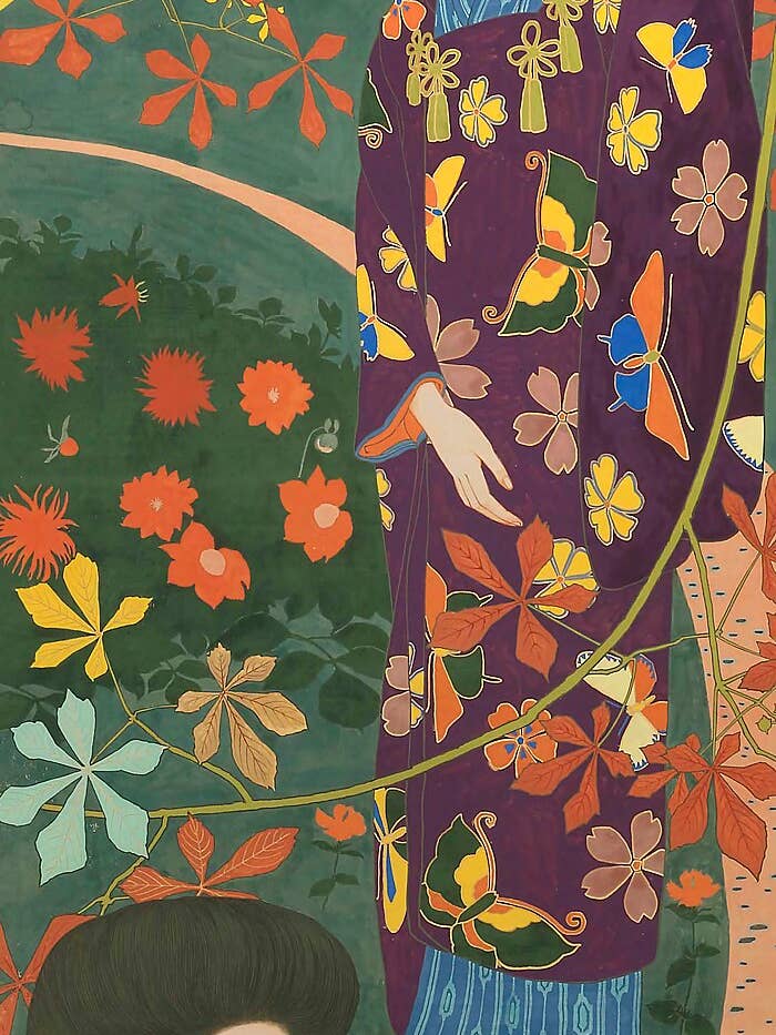 Kibara par Hashiguchi Goyo, 1912 - Papier cadeau pour la vente par Flashback Shop