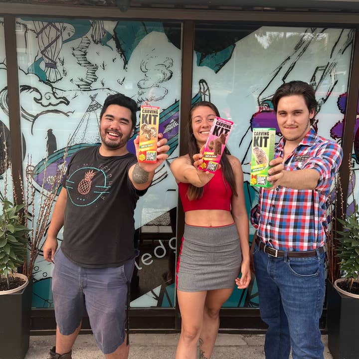 Stonebridge Imports - Wholesale DIY Craft Kit - Soapstone Carving Kit - Make 3D Art 🦉🐢🐈 Choose Your Animal13