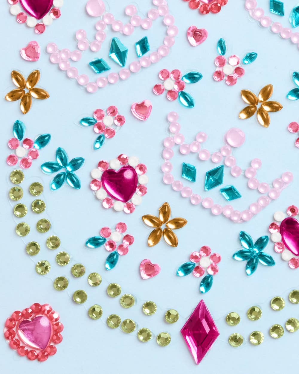 xo, Fetti - Vente Paillettes pour le corps - Ensemble de Gemmes Jolie Princesse - 53 gemmes adhésives2