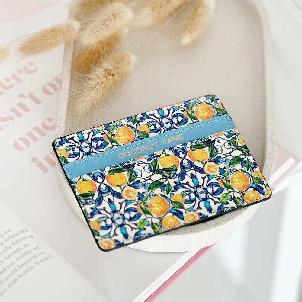 Coconut Lane – wholesale Card holder – women's – Amalfi Lemon Card Holder1