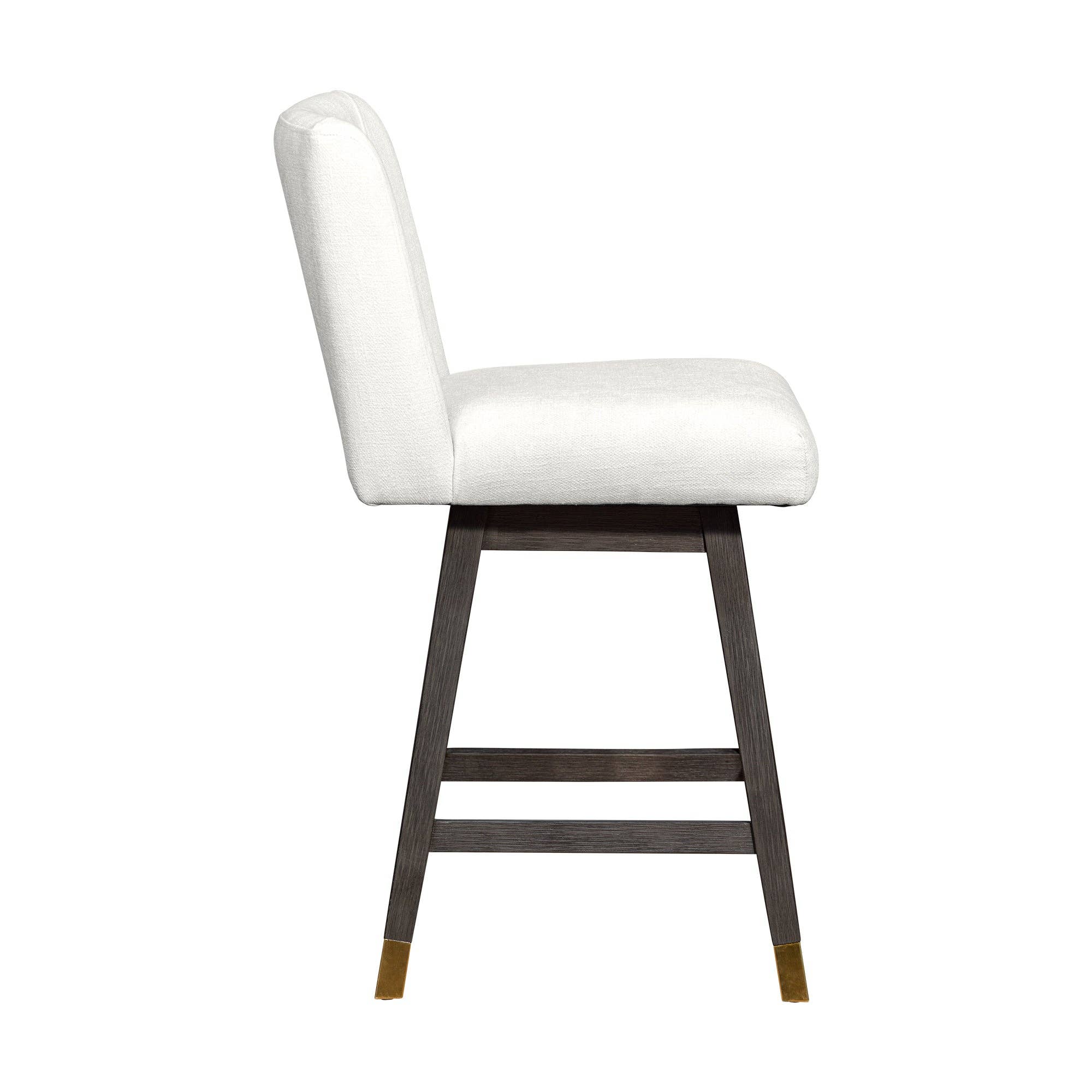 Armen Living - Wholesale Stool - Isabella Modern Upholstered Wood Swivel Barstool63