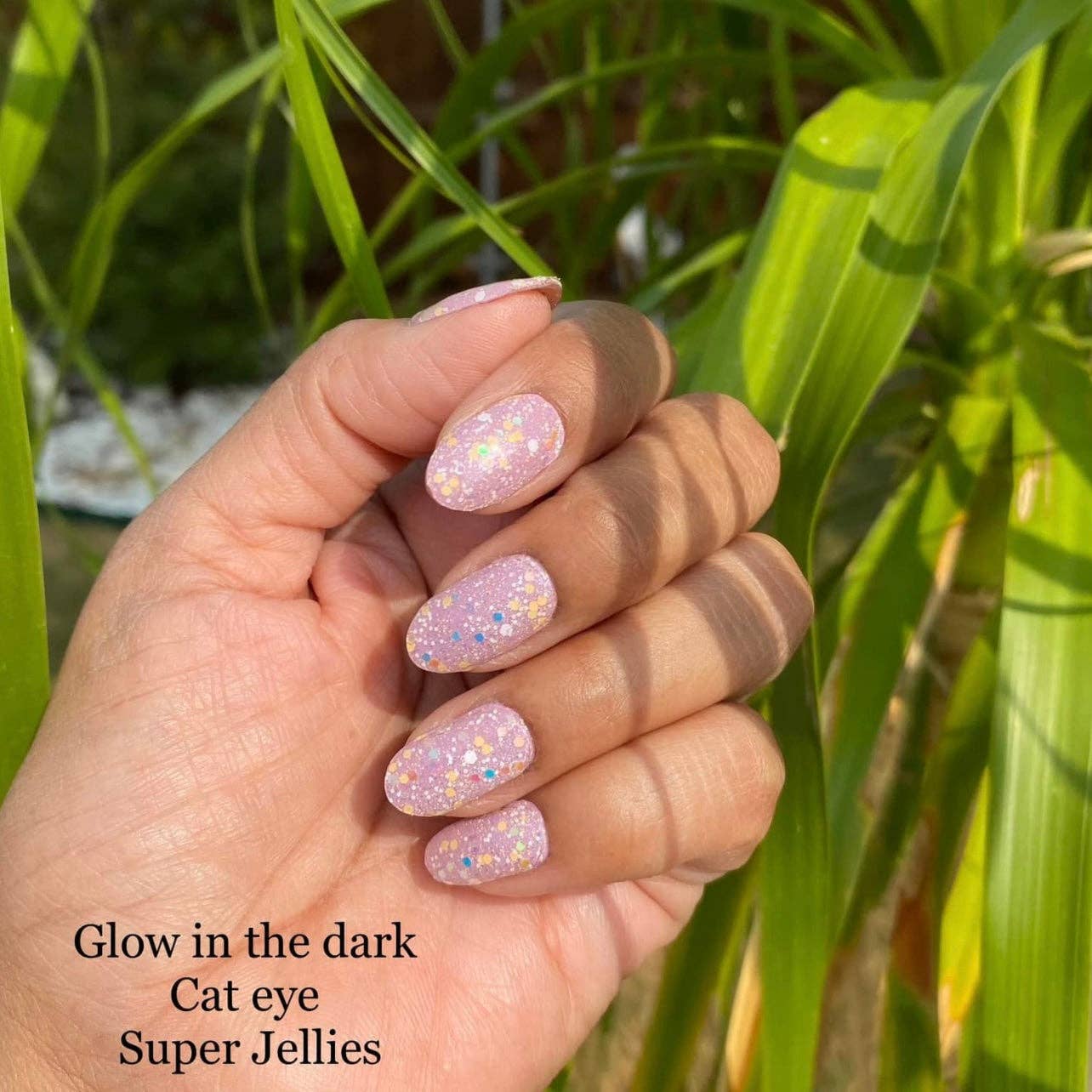 Pink Rhubarb Super Jellies DIY Semi Cured Gel Nail Wraps for wholesale on Faire3