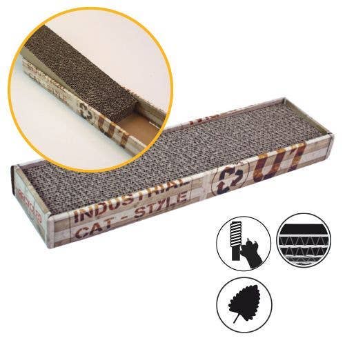 Croci Group - Wholesale Pet Toy - Cat - Cardboard scratching post with catnip - Croci