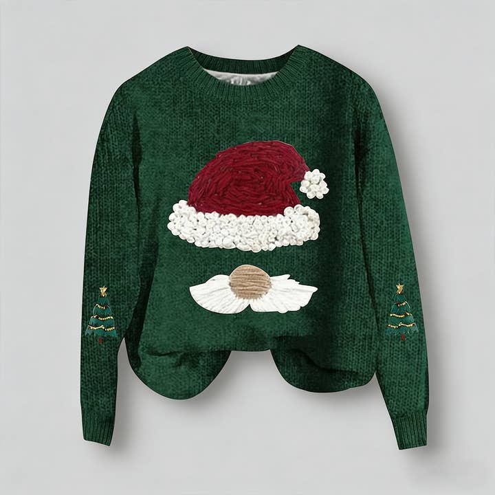 Loose pullover knitted sweater for Christmas for wholesale by Lily Clothing