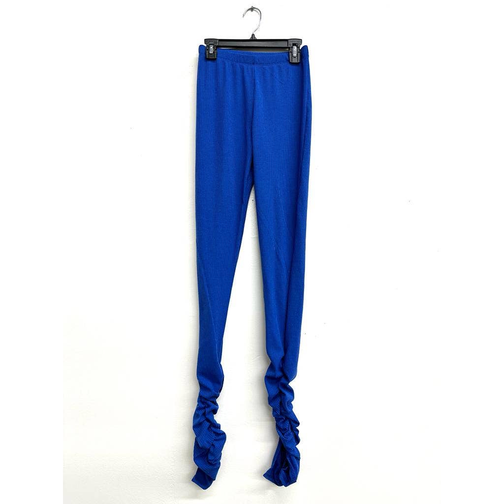 Uptown Apparel - Wholesale Fashion Leggings - Women's - B10613 Ribbed Ankle Ruched Leggings7