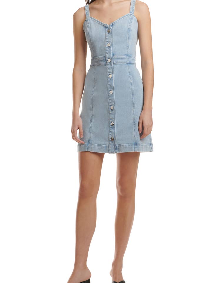 Sleeveless Button Up Dress for wholesale by Jen7