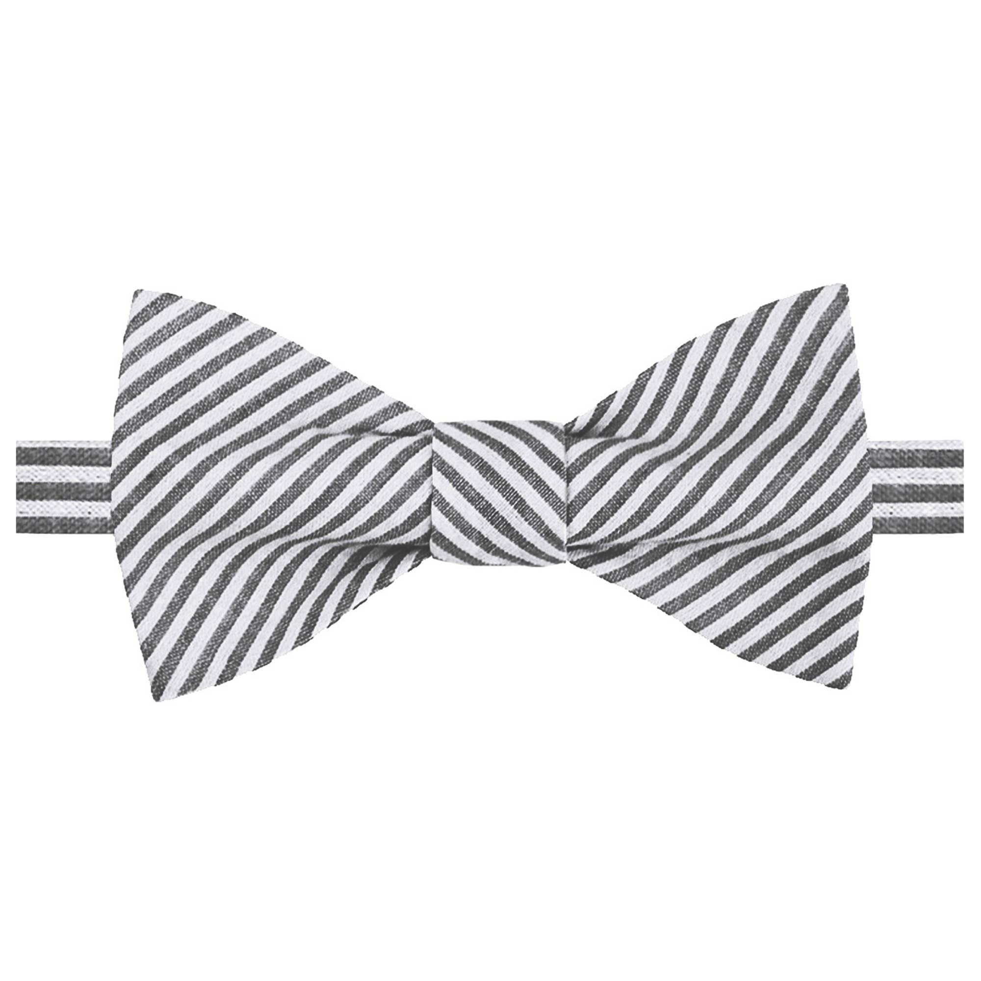 Jacob Alexander - Wholesale Bow Tie - Men's - Men's Seersucker Striped Bow Tie22