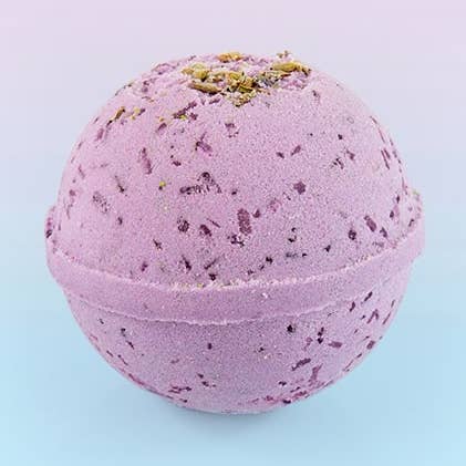 Bombe de Bain Champagne et Violette pour la vente par Lola Soap