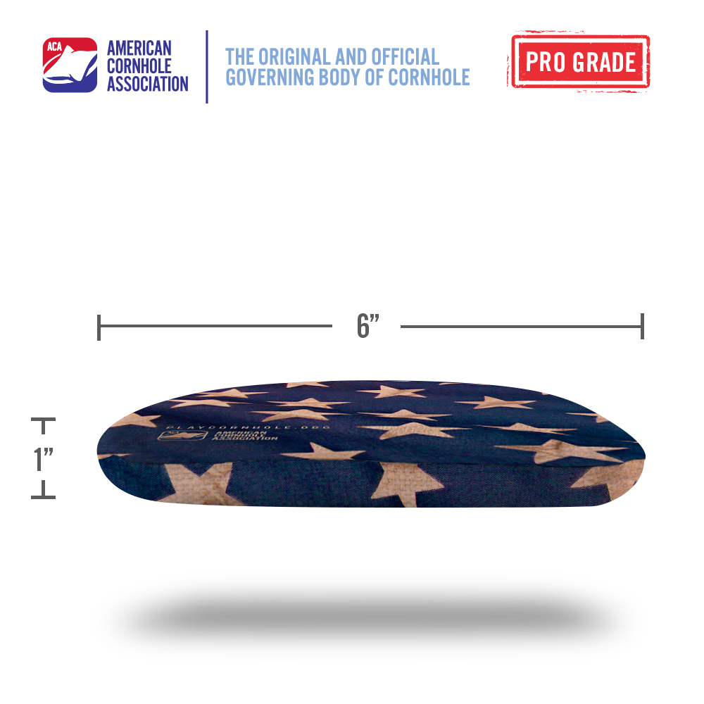 American Cornhole Association - Wholesale Cornhole - Cloth American Flag Synergy Pro Cornhole Bags6