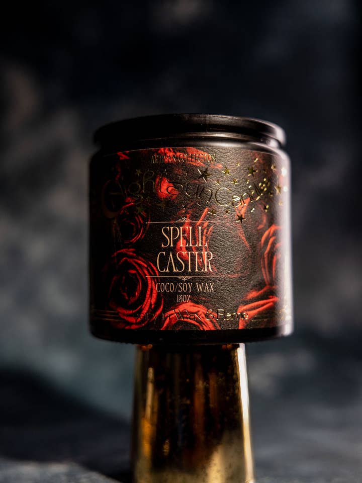 Spell Caster Handmade Non Toxic Candles for wholesale by Night Sun Candles