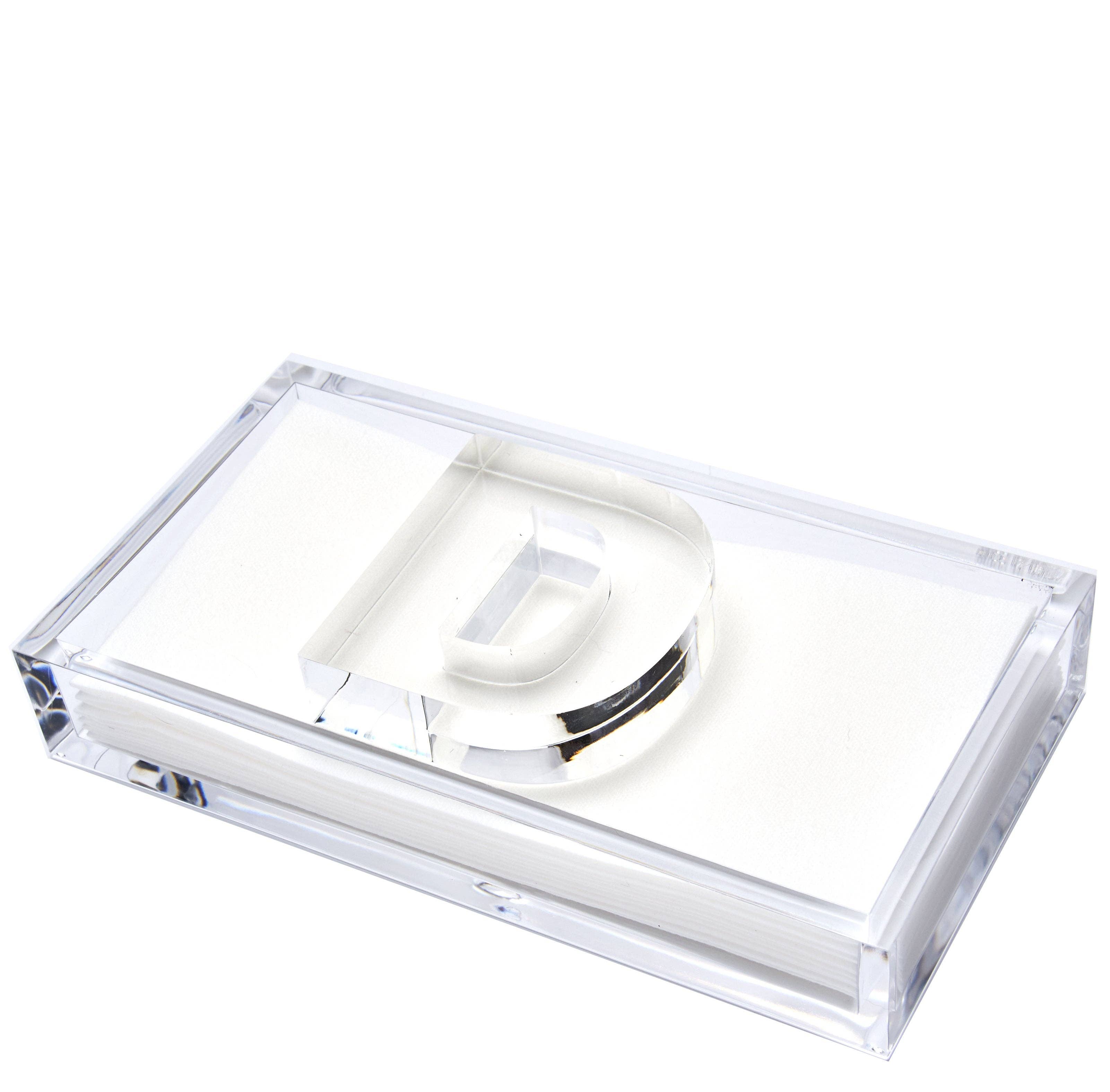 Tara Wilson Designs - Wholesale Napkin Holder - INITIAL GUEST TOWEL HOLDER3