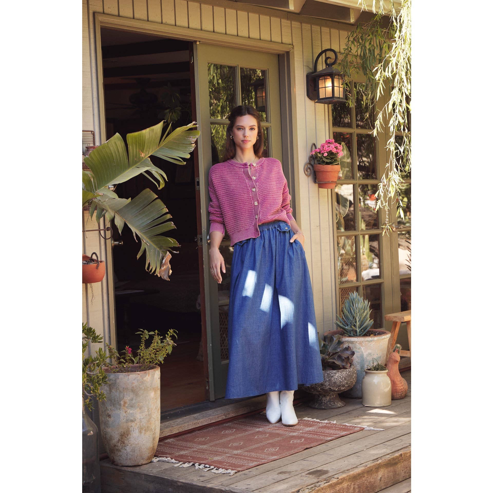 in february - Wholesale Cardigan - Women's - COZY CHIC LAYER MINERAL-WASHED CABLE KNIT SWEATER CARDIGAN6