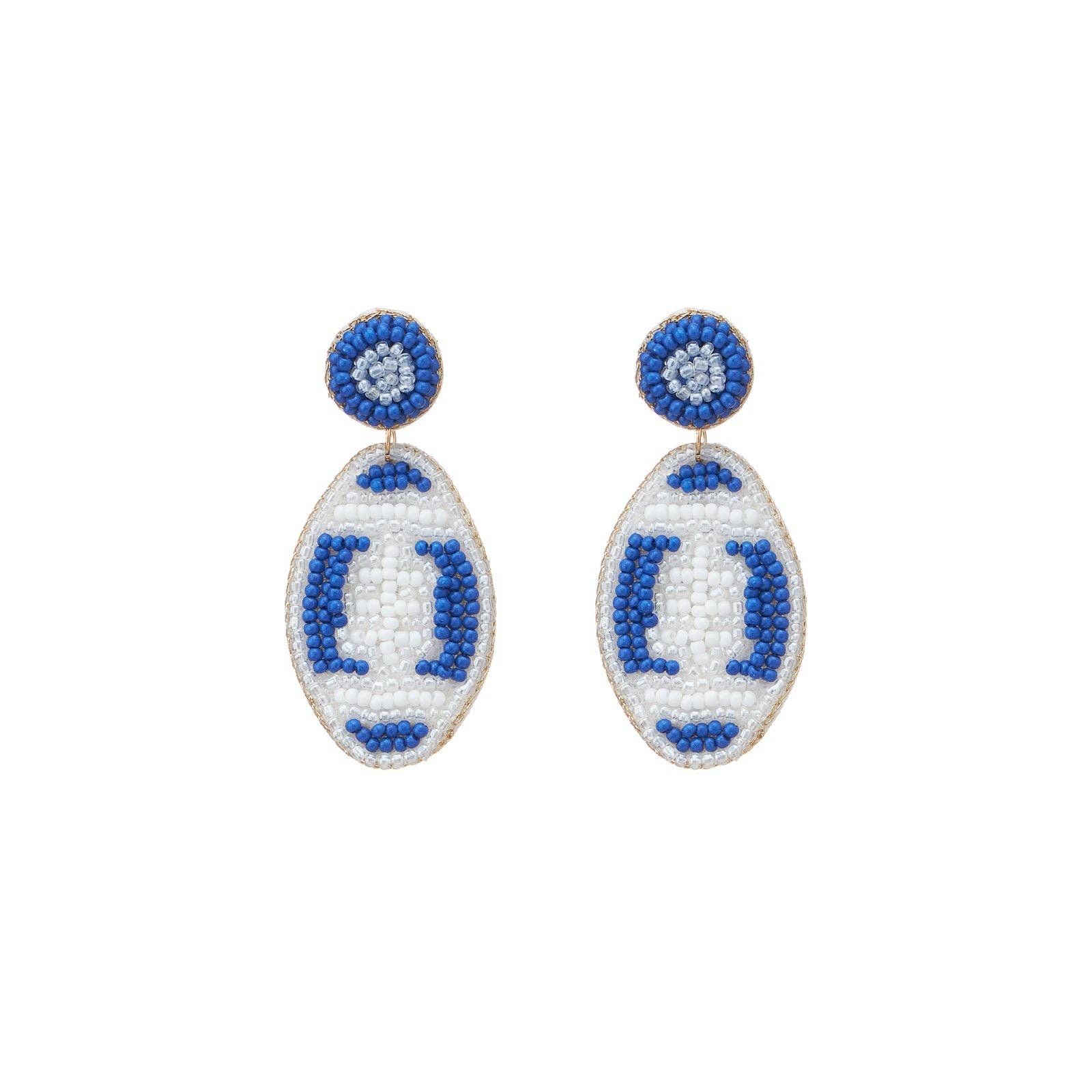 Frem - Wholesale Dangle Earrings - College Football Seed Bead Earrings8