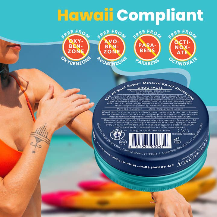 Stream2Sea - Wholesale Lip Balm - Sport Sunscreen Zinc Balm | SPF 40