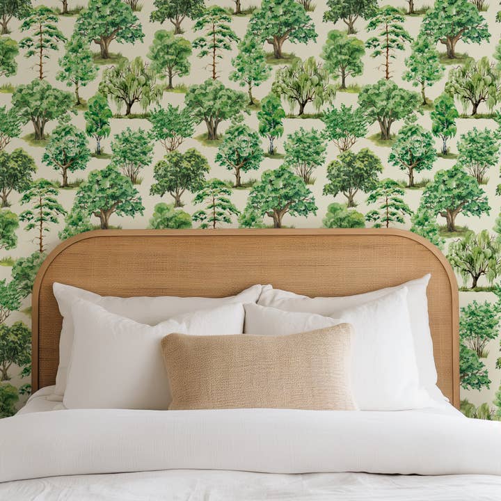 WOODLAND GROVE WALLPAPER for wholesale by Oh So Daisy