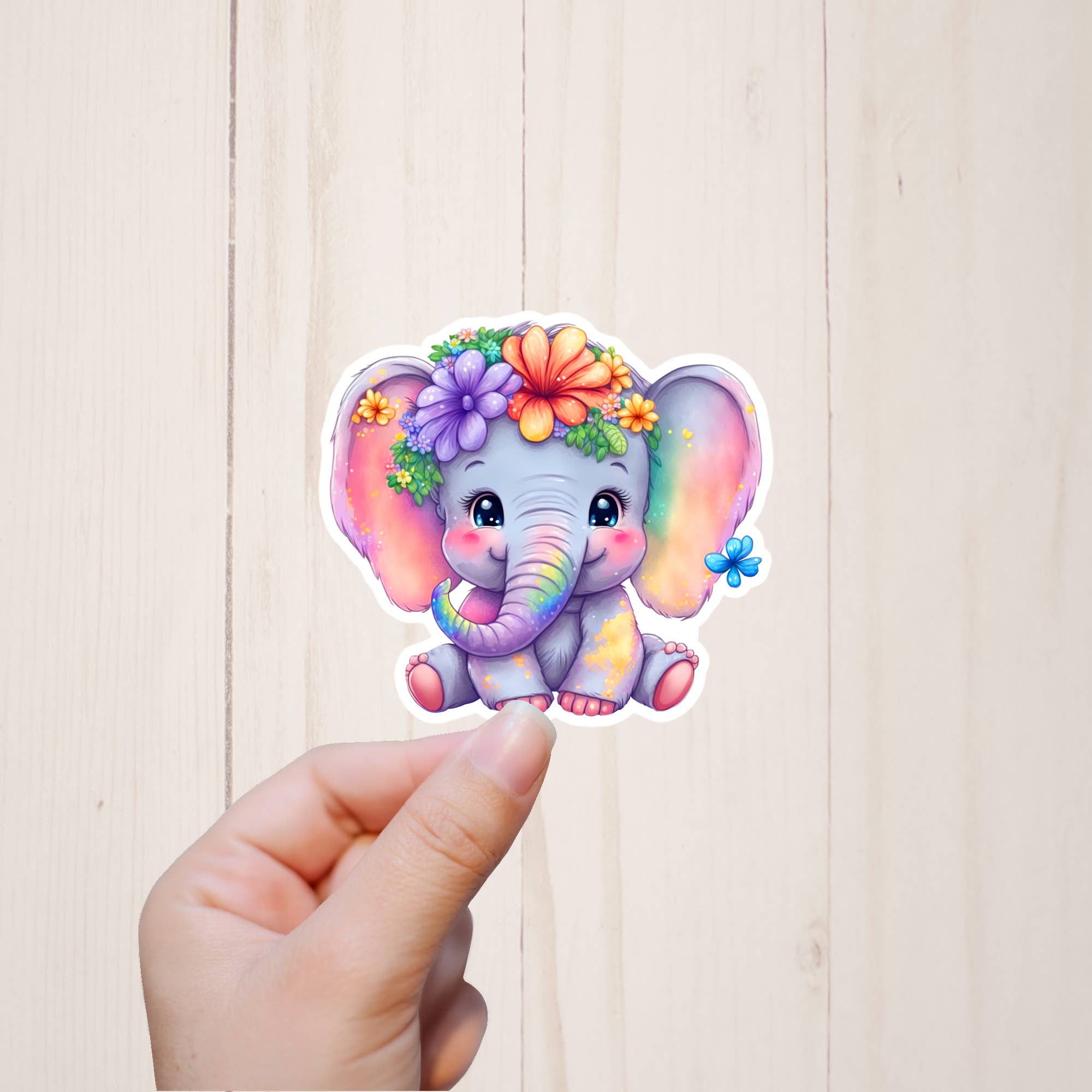 Sorry Not Sorry Co - Wholesale Sticker - Kids & Baby - Cute Baby Elephant Stickers, Cute Kids Stickers1