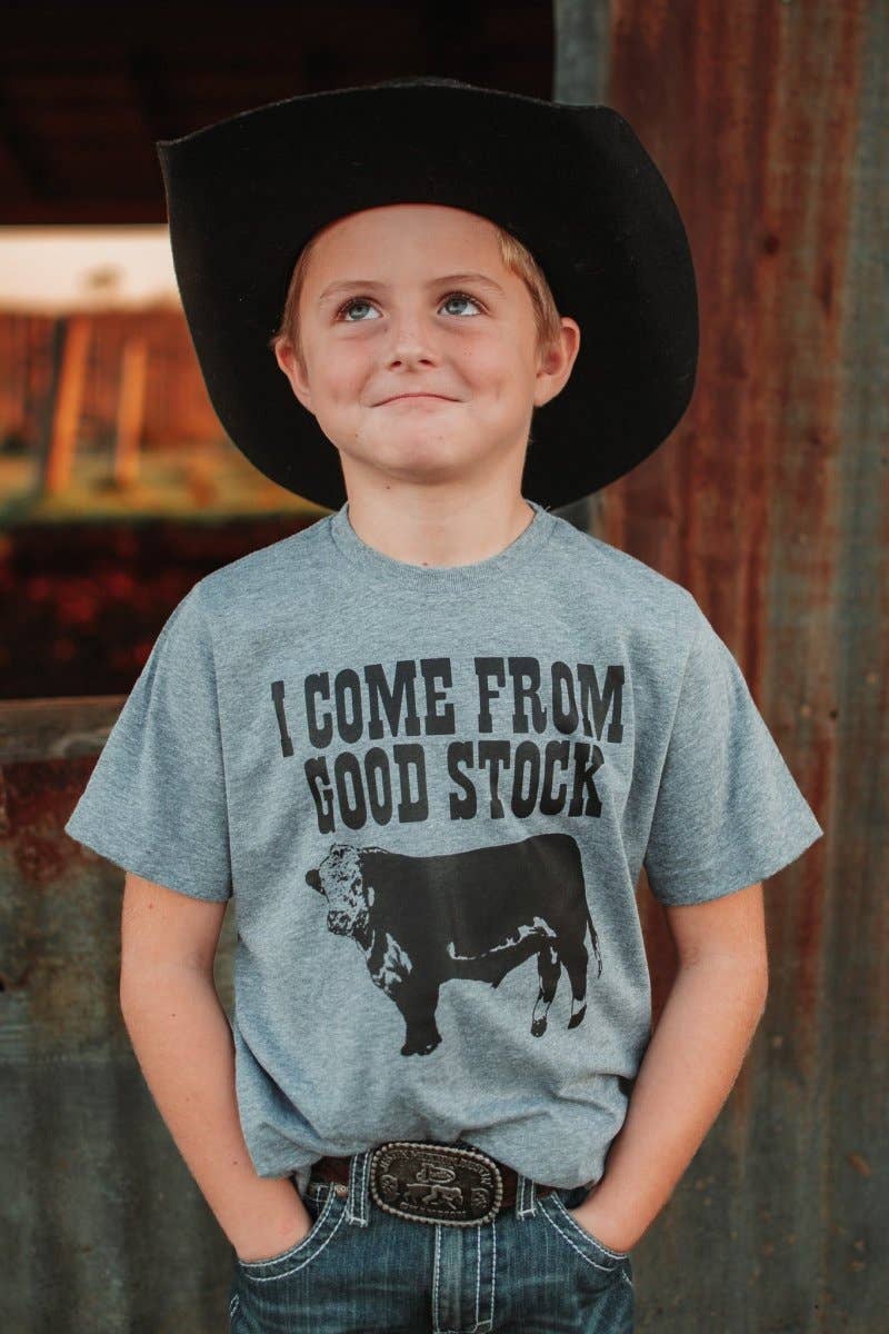 Ruby’s Rubbish - Wholesale Screen Printed T-Shirt - Kids - I Come From Good Stock | Kid's T-Shirt | Ruby’s Rubbish®