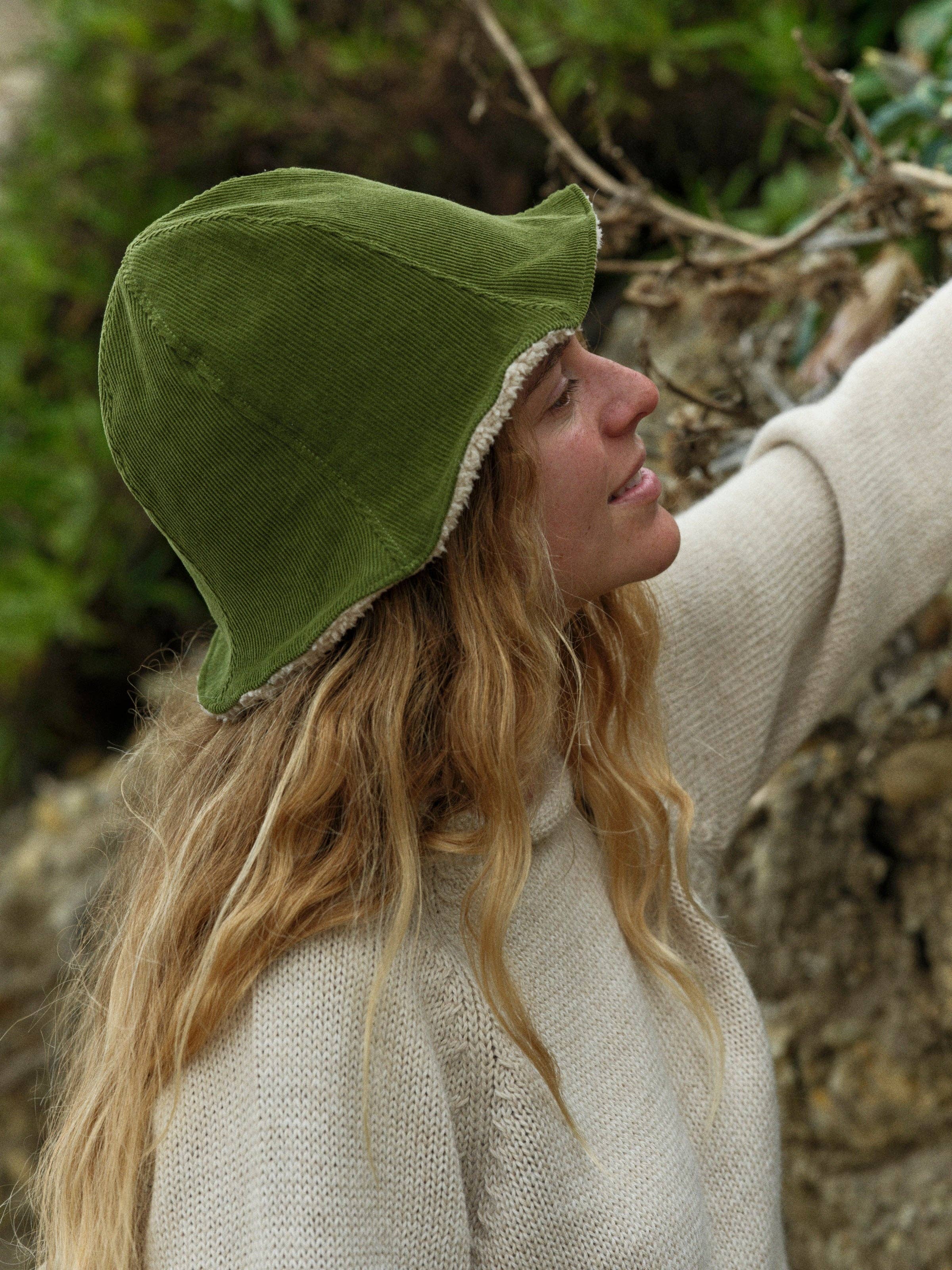 Mash Green Petal Hat for wholesale on Faire1