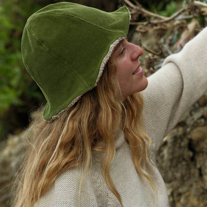 Mash Green Petal Hat for wholesale on Faire1