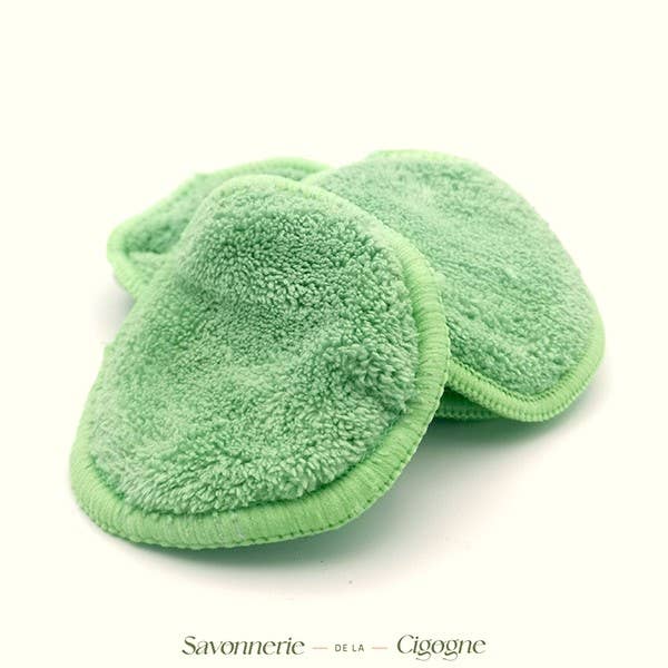 Makeup remover pads set of 3 for wholesale by Savonnerie de la Cigogne