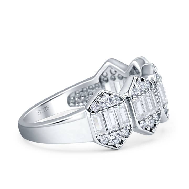 Whale Tail & Star Ring Cubic Zirconia 925 Sterling Silver Wholesale for wholesale on Faire1