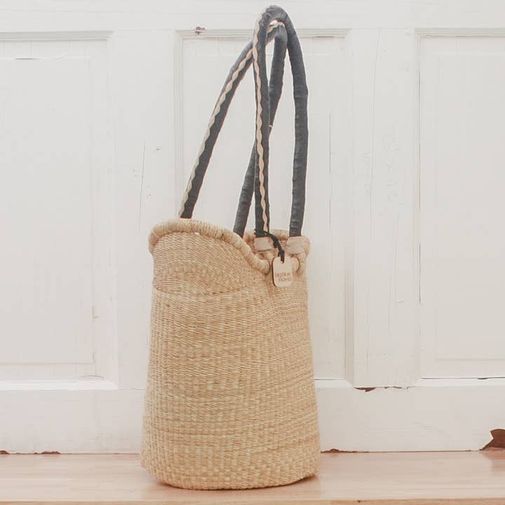 Big Blue Moma - Wholesale Beach Bag - Shoulder Shopper - Natural Palette