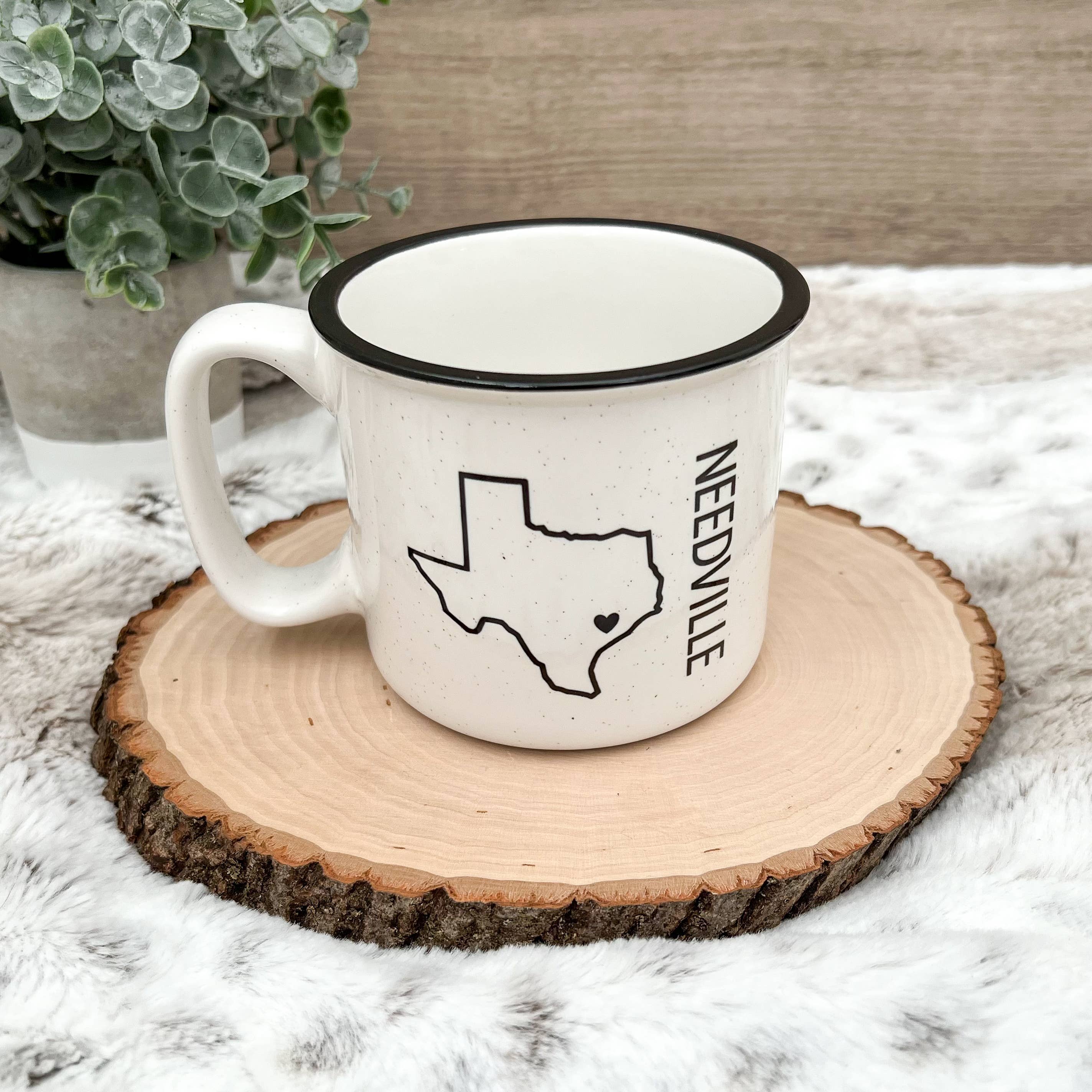 Hometown Hello - Vente Tasse à café - Tasse de camping City and State Outline - 18 oz - Passe au lave-vaisselle1