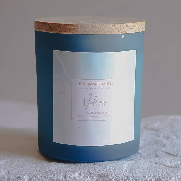 Volcan Lux Soy Wax Candle for wholesale by Sweet Hope Naturals