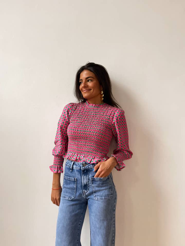 MindTraveler - Wholesale Blouse - Women's - Chia Fuchsia Blouse